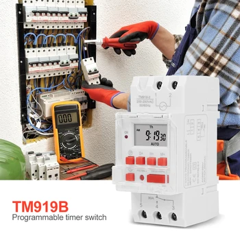 30A Programmable Timing Switch Weekly Automatic Cycle Relay Controller DB Board Stable Home Electronic Accessories
30A Programmable Timing Switch Weekly Automatic Cycle Relay Controller DB Board Stable Home Electronic Accessories