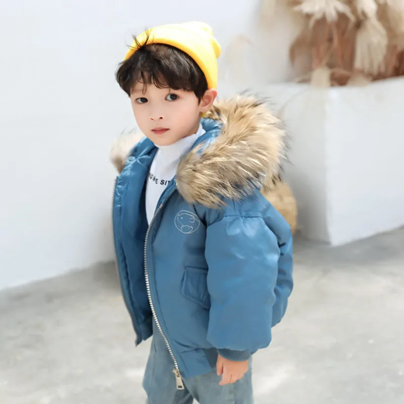 2019 Winter Boys Girls Down Jackets Hooded Outerwear Children Warm Thick Jacket Kids Clothes Outerwear Boy Girl Coats Ski Jacket (21)