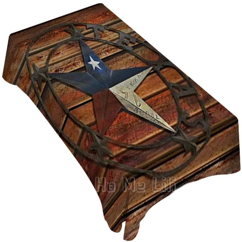 Vintage Western Texas Star On Wood Board Decorative Rectangle Table Cloths For Dining Bbq Picnic Coffee
Vintage Western Texas Star On Wood Board Decorative Rectangle Table Cloths For Dining Bbq Picnic Coffee