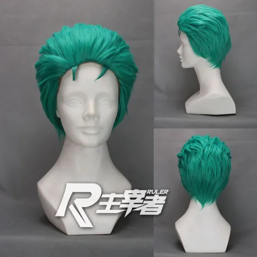 Anime ONE PIECE Roronoa Zoro Slicked-back Green Short Layered Synthetic Hair Cosplay Costumes Halloween Party + Free Wig Cap
Anime ONE PIECE Roronoa Zoro Slicked-back Green Short Layered Synthetic Hair Cosplay Costumes Halloween Party + Free Wig Cap
