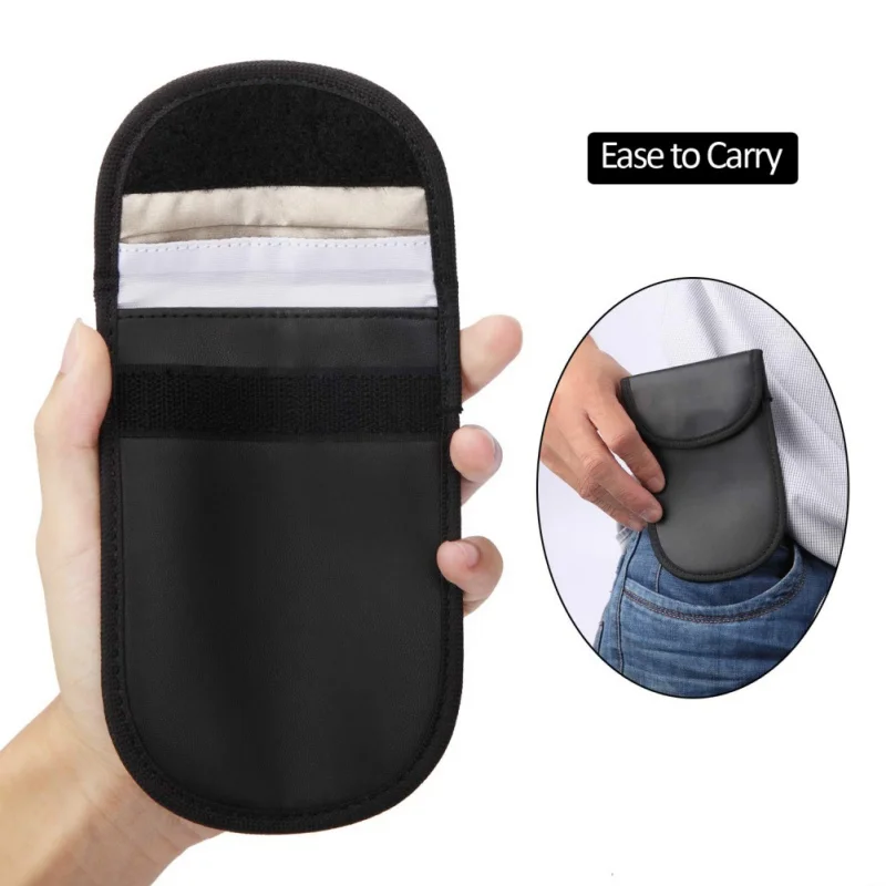 Car Key Signal Blocker Pouch RFID Cell Phone Signal Blocking Protector Keyless Remotes Control Entry Guard Signal Pouch Bag
Car Key Signal Blocker Pouch RFID Cell Phone Signal Blocking Protector Keyless Remotes Control Entry Guard Signal Pouch Bag