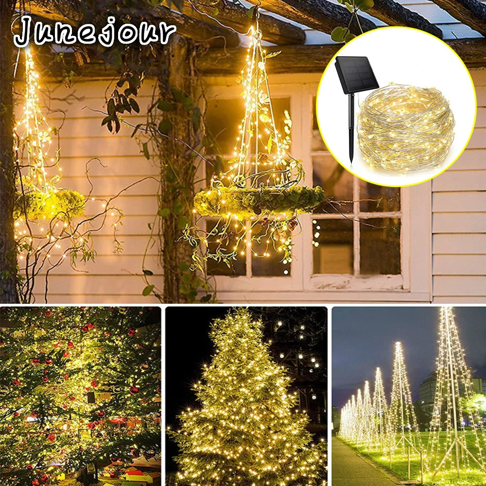 8 Modes LED Solar Lamp Outdoor 7M 32M LEDs String Lights Fairy Holiday Christmas Party Garland Solar Garden Waterproof Lights
8 Modes LED Solar Lamp Outdoor 7M 32M LEDs String Lights Fairy Holiday Christmas Party Garland Solar Garden Waterproof Lights