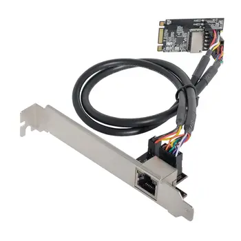 NGFF M.2 to Gigabit Ethernet RJ45 Adapter 10/100/1000 Base-T Network LAN Controller
NGFF M.2 to Gigabit Ethernet RJ45 Adapter 10/100/1000 Base-T Network LAN Controller