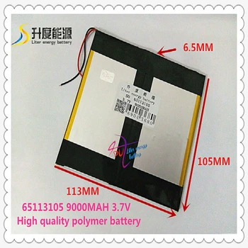 3.7V 9000mAH SD 65113105 ( polymer lithium ion battery ) Li-ion battery for tablet pc,power bank,cell phone,speaker
3.7V 9000mAH SD 65113105 ( polymer lithium ion battery ) Li-ion battery for tablet pc,power bank,cell phone,speaker