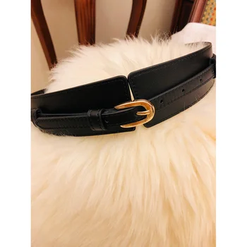 Flower Quite A Lot Texture Quack ~ Fashionable System ~ Concise All-match Wide Belt Exquisite Genuine Leather Waist Seal
Flower Quite A Lot Texture Quack ~ Fashionable System ~ Concise All-match Wide Belt Exquisite Genuine Leather Waist Seal