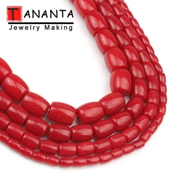 Natural Stone Red Coral Beads Loose Spacer Drum Shape Coral Beads For DIY Bracelet Necklace Jewelry Making Accessories 15 Inch
Natural Stone Red Coral Beads Loose Spacer Drum Shape Coral Beads For DIY Bracelet Necklace Jewelry Making Accessories 15 Inch