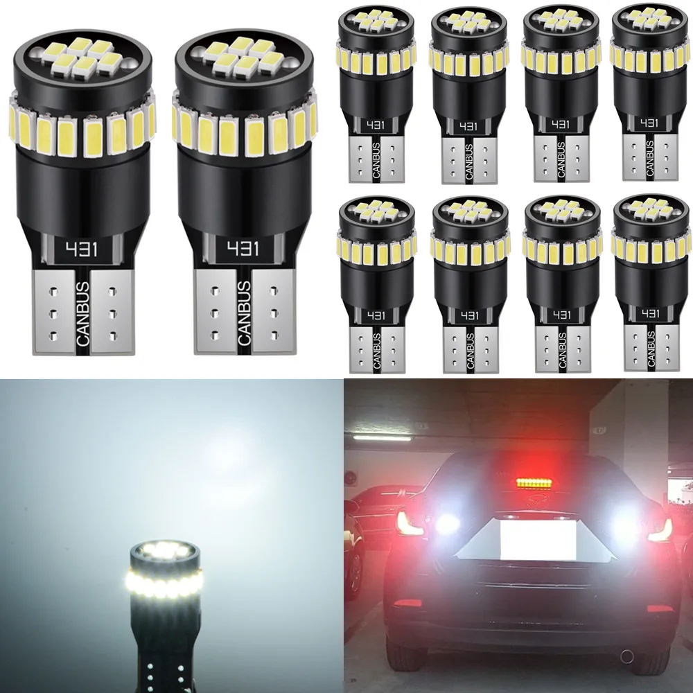 10x Led W5W T10 Led Light Bulb 3014 SMD Auto Wedge Lamp For Renault Duster Megane 2 3 Logan Clio Fluence Captur Sandero Laguna
10x Led W5W T10 Led Light Bulb 3014 SMD Auto Wedge Lamp For Renault Duster Megane 2 3 Logan Clio Fluence Captur Sandero Laguna