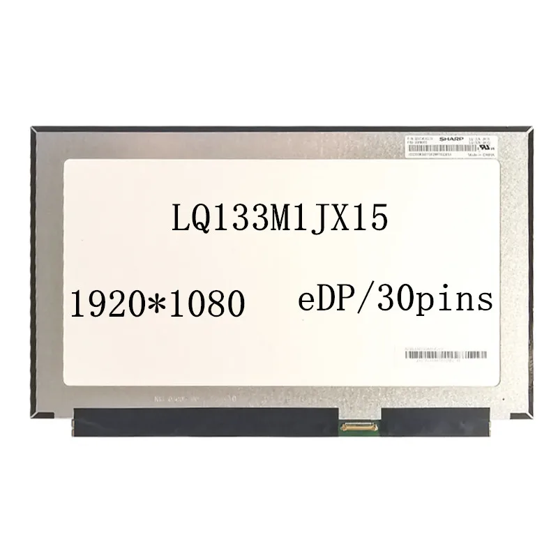 13.3“ Laptop LCD Screen IPS display LQ133M1JW15-E N133HCE-GP1 NV133FHM-N52 LP133WF4 SPB1 LTN133HL09 eDP 30 pin 1920X1080 panel
13.3“ Laptop LCD Screen IPS display LQ133M1JW15-E N133HCE-GP1 NV133FHM-N52 LP133WF4 SPB1 LTN133HL09 eDP 30 pin 1920X1080 panel