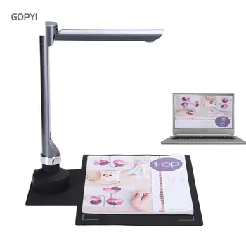 GOPYI T50A Document Camera 5 Mega-pixel High Definition Portable Book Scanner Capture Size A4 Scanners for File Recognition
GOPYI T50A Document Camera 5 Mega-pixel High Definition Portable Book Scanner Capture Size A4 Scanners for File Recognition