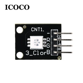ICOCO 1PCS KY-009 5050 PWM Modulator RGB SMD LED Module 3 Color Light MCU Raspberry CF Board Three Primary Color
ICOCO 1PCS KY-009 5050 PWM Modulator RGB SMD LED Module 3 Color Light MCU Raspberry CF Board Three Primary Color