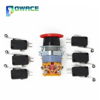 6Pcs Red Sign Emergency E-Stop Push Button Switch 22mm 1 NO 1 NC CNC End Stop Limited Switch Micro
6Pcs Red Sign Emergency E-Stop Push Button Switch 22mm 1 NO 1 NC CNC End Stop Limited Switch Micro