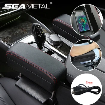 Leather Car Armrest Organizer for Storage Fast Charging Arm Rest Seat Box Universal Center Console Organizer Box for Automobile
Leather Car Armrest Organizer for Storage Fast Charging Arm Rest Seat Box Universal Center Console Organizer Box for Automobile