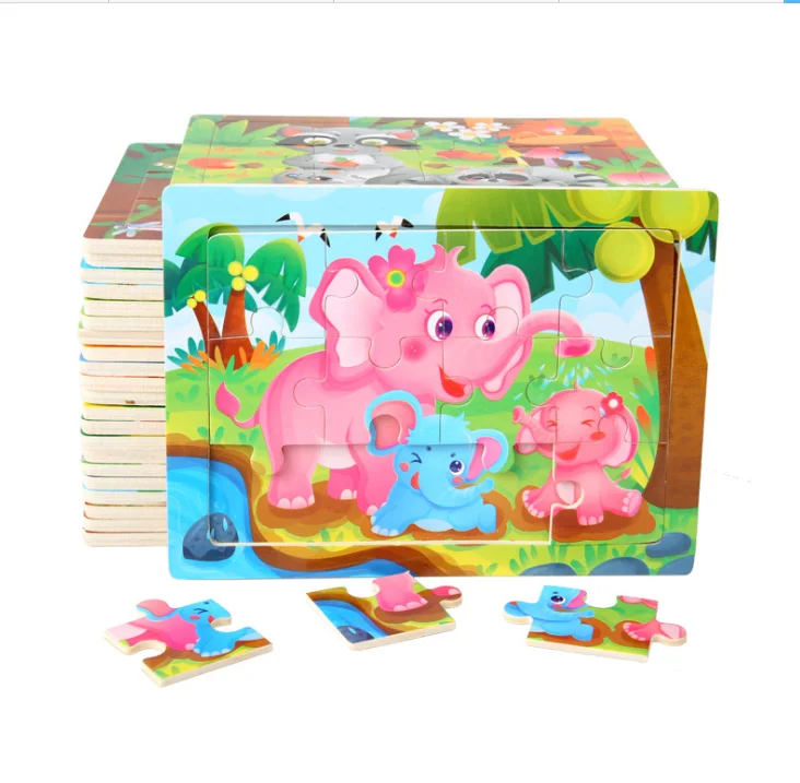 12PCS Slice Kids Puzzle Toy Animals and Vehicle Wooden Puzzles Jigsaw Baby Educational Learning Toys for Children Gift
12PCS Slice Kids Puzzle Toy Animals and Vehicle Wooden Puzzles Jigsaw Baby Educational Learning Toys for Children Gift