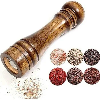 Manual Wood Pepper Grinder Salt And Pepper Mill Multi-purpose Cruet Kitchen Tool With Ceramic Grinder Accessories 
Manual Wood Pepper Grinder Salt And Pepper Mill Multi-purpose Cruet Kitchen Tool With Ceramic Grinder Accessories