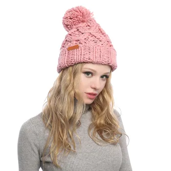 Solid winter women's hat Wool beanies Empty Top Cap Thickening Autumn and Winter Women's Knitted Horsetail Hat kapelusz gorras
Solid winter women's hat Wool beanies Empty Top Cap Thickening Autumn and Winter Women's Knitted Horsetail Hat kapelusz gorras