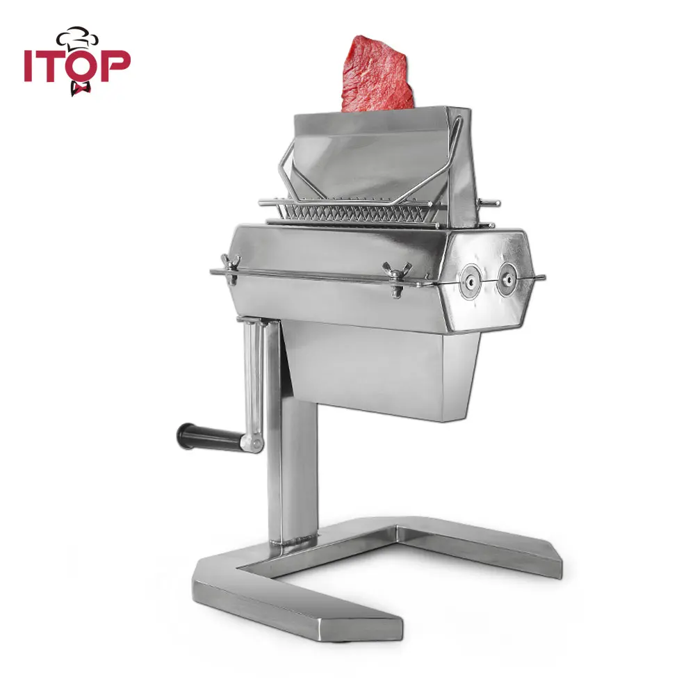 ITOP Stainless Steel 5" Meat Tenderizer With 2 Blades Steaker Chicken Rollers Commercial Meat Processors Kitchen Tools
ITOP Stainless Steel 5" Meat Tenderizer With 2 Blades Steaker Chicken Rollers Commercial Meat Processors Kitchen Tools