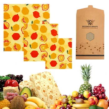 Beeswax Wrap Eco Friendly Kitchen Wrap Replacement Organic Natural Bees Wax Reusable Mixed Pattern Beeswax Food Wraps
Beeswax Wrap Eco Friendly Kitchen Wrap Replacement Organic Natural Bees Wax Reusable Mixed Pattern Beeswax Food Wraps