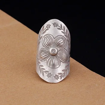 S925 sterling silver silversmith creative personality exaggerated opening ring 
S925 sterling silver silversmith creative personality exaggerated opening ring