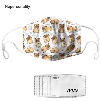 Nopersonality Unisex Puppy Pug Dog Print Face Mask for Women Men Cute Reusable Windproof Kids Mouth Mask Anti-dust Mouth Muffle 
Nopersonality Unisex Puppy Pug Dog Print Face Mask for Women Men Cute Reusable Windproof Kids Mouth Mask Anti-dust Mouth Muffle