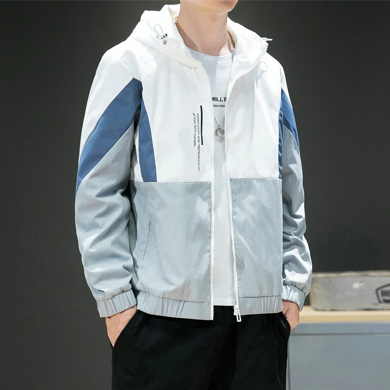 Spring And Autumn Mens Hooded Jacket Men Windbreakers Coat Korean Hip Hop Japanese Streetwear Jackets For Men M-5XL
Spring And Autumn Mens Hooded Jacket Men Windbreakers Coat Korean Hip Hop Japanese Streetwear Jackets For Men M-5XL