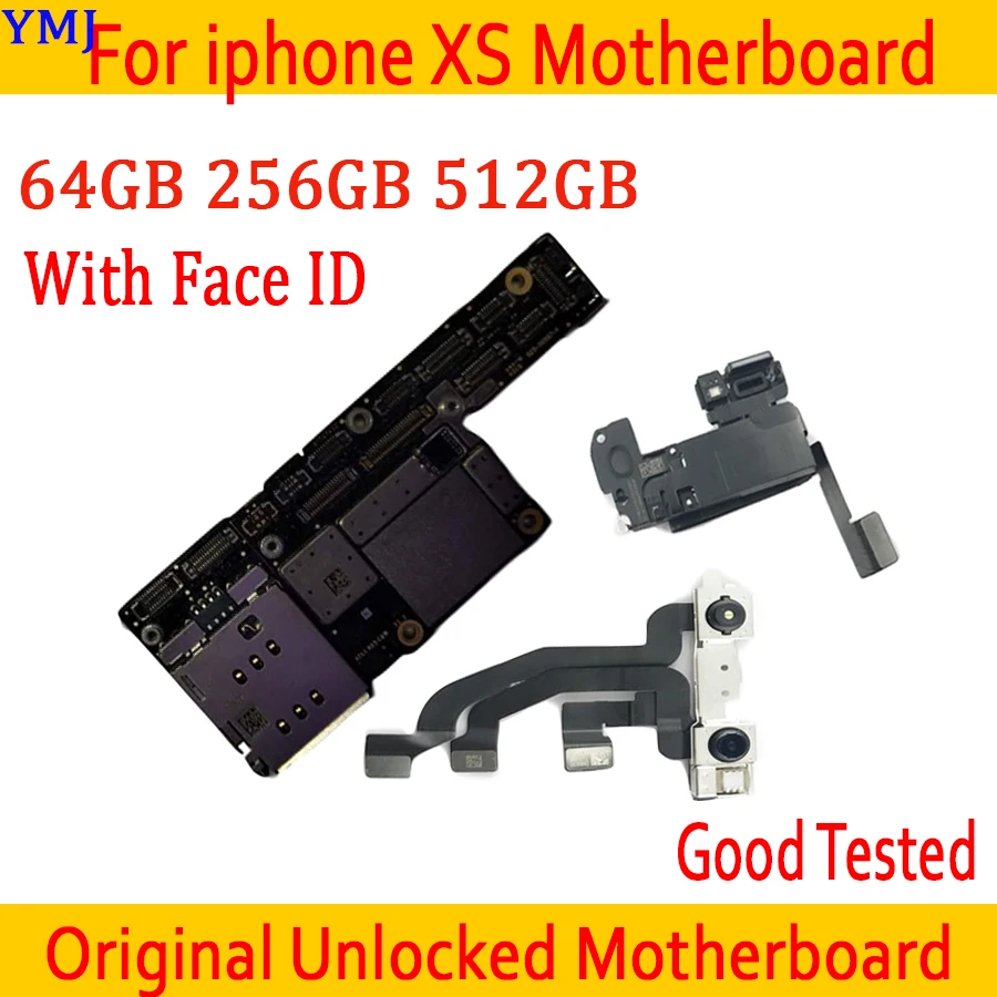 64GB 256GB 512GB Full Tested Unlocked For iPhone XS Motherboard With Face ID,Disassembly Mainboard For iPhone XS Logic Board
64GB 256GB 512GB Full Tested Unlocked For iPhone XS Motherboard With Face ID,Disassembly Mainboard For iPhone XS Logic Board