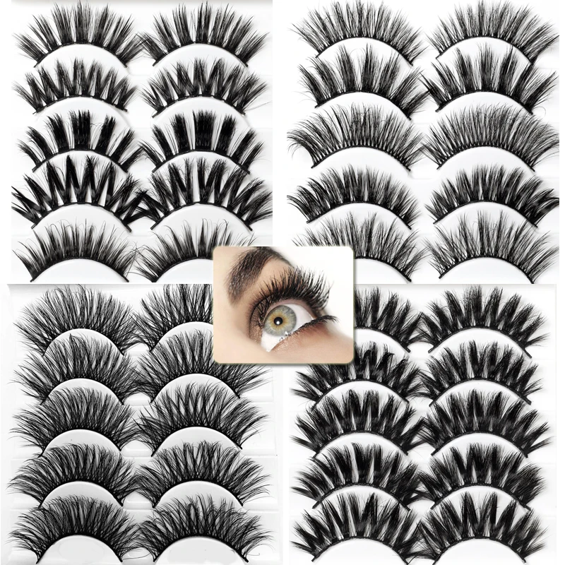 ICYCHEER 5 Pairs 3D Natural Long Length Mink False Eyelashes 22 Different Styles Fake Lashes Full Strip Lashes Cilios Faux Cils
ICYCHEER 5 Pairs 3D Natural Long Length Mink False Eyelashes 22 Different Styles Fake Lashes Full Strip Lashes Cilios Faux Cils