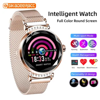 Women Smart Band Sport Wristband Tracker Watch Diamond Glass Heart Rate Female Blood Pressure Sleep Monitor Physiological Remind
Women Smart Band Sport Wristband Tracker Watch Diamond Glass Heart Rate Female Blood Pressure Sleep Monitor Physiological Remind