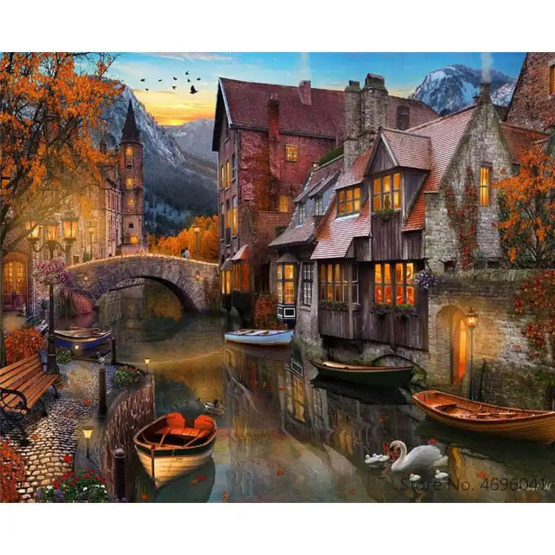 Painting By Numbers Frameworks Coloring By Numbers Home Decor Pictures Landscape Beach Villa Decorations RSB8105
Painting By Numbers Frameworks Coloring By Numbers Home Decor Pictures Landscape Beach Villa Decorations RSB8105