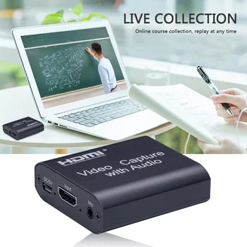 USB HDMI Video Capture Card HDMI to USB 2.0 1080P Video Capture Device with Mic Input + 3.5mm Audio Output for PS4 Game Live Str
USB HDMI Video Capture Card HDMI to USB 2.0 1080P Video Capture Device with Mic Input + 3.5mm Audio Output for PS4 Game Live Str