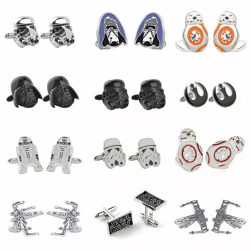Retail 1pair Movie jewelry Star Wars Millennium Falcon Palladium Cufflinks Official Lucasfilms Top quality Cufflinks Men's Gift
Retail 1pair Movie jewelry Star Wars Millennium Falcon Palladium Cufflinks Official Lucasfilms Top quality Cufflinks Men's Gift