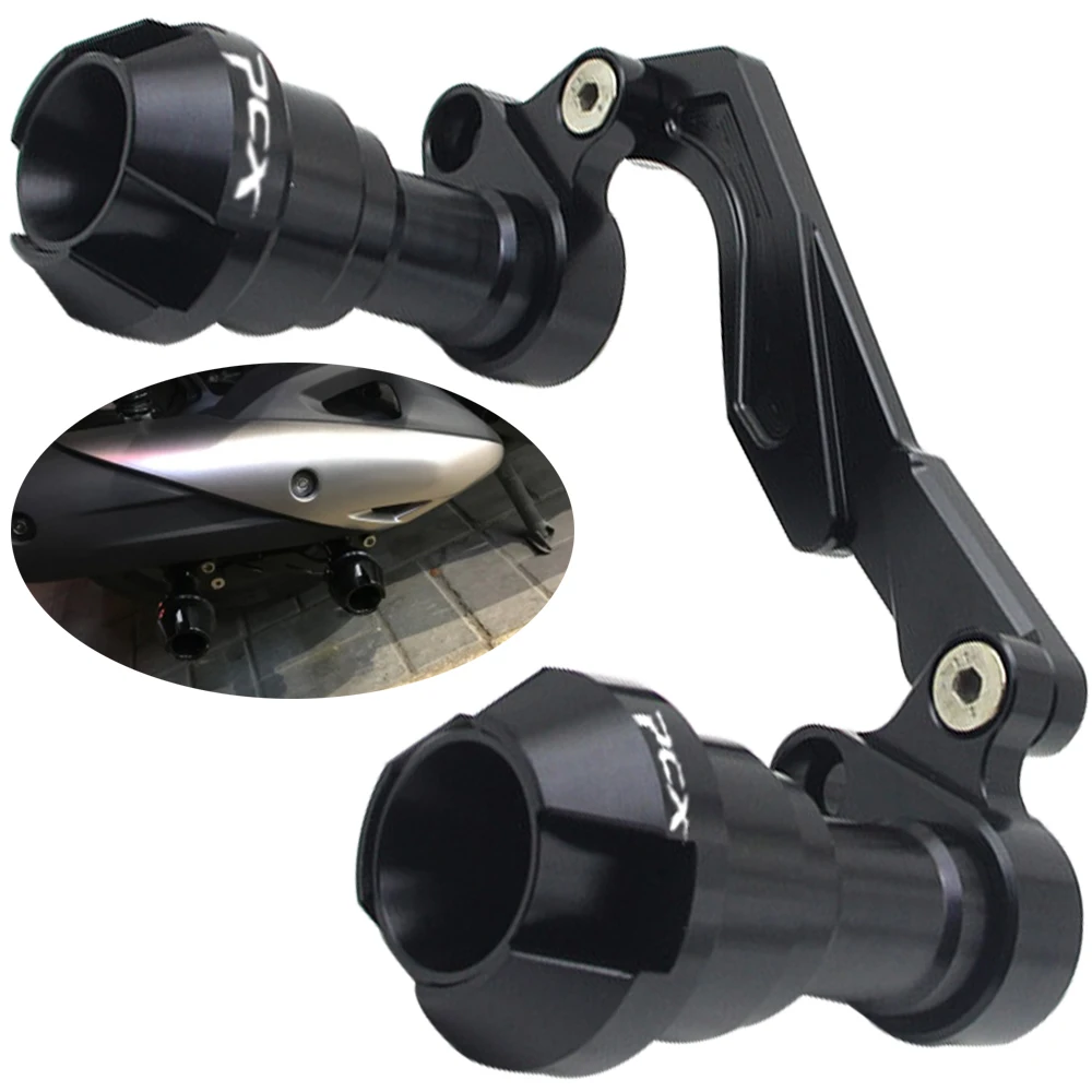 RiderJacky® For Honda PCX125 PCX150 2018-2021 Motorcycle PCX 125 155 Muffler Pipe Frame Falling Protector Exhaust Crash Sliders
RiderJacky® For Honda PCX125 PCX150 2018-2021 Motorcycle PCX 125 155 Muffler Pipe Frame Falling Protector Exhaust Crash Sliders