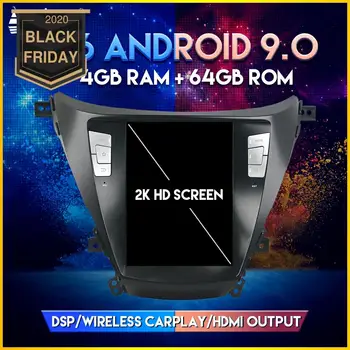 PX6 Car GPS Navi Radio For Hyundai Elantra 2011-2016 Android 9.0 Tesla style Vertical screen GPS Navigation Player DSP CARPLAY
PX6 Car GPS Navi Radio For Hyundai Elantra 2011-2016 Android 9.0 Tesla style Vertical screen GPS Navigation Player DSP CARPLAY