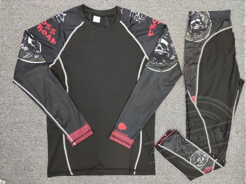 New Men's Training Compression Sport Suit Male Mma Rashguard Body Building Top Fitness Sport Bodybuilding Set New Men's Training Compression Sport Suit Male Mma Rashguard Body Building Top Fitness Sport Bodybuilding Set