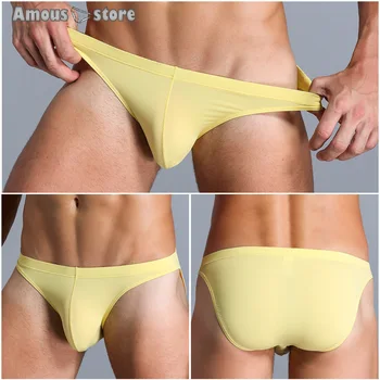 Men Bulge Pouch Briefs Elastic Solid Underwear Man Briefs Shorts Seamless Male Underpants Retail
Men Bulge Pouch Briefs Elastic Solid Underwear Man Briefs Shorts Seamless Male Underpants Retail