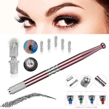 Round-head Makeup Eyebrow Tattoo Manual Pen Pencil Microblading Tattoo Embroidery Round Head Hand Pen 9mm Tattoo Needle Wheel 
Round-head Makeup Eyebrow Tattoo Manual Pen Pencil Microblading Tattoo Embroidery Round Head Hand Pen 9mm Tattoo Needle Wheel