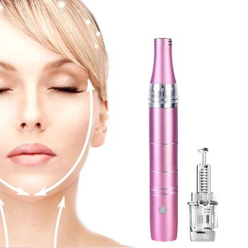 Tattoo Digital Dr Pen Electric Micro Needles Face Skin Therapy Remove Wrinkles Scar Marks Tattoo eyebrows Makeup Dr. Derma Pen 
Tattoo Digital Dr Pen Electric Micro Needles Face Skin Therapy Remove Wrinkles Scar Marks Tattoo eyebrows Makeup Dr. Derma Pen