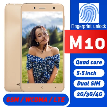Global Version M10 Android Phone Fingerprint unlock Quad Core 2G/3G/4G GSM/WCDMS/LTE SmartPhones 5.5" celulares Mobile Phones
Global Version M10 Android Phone Fingerprint unlock Quad Core 2G/3G/4G GSM/WCDMS/LTE SmartPhones 5.5" celulares Mobile Phones