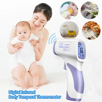 Forehead Thermometer Digital Infrared Body Temporal Thermometer Children Adult Non-Contact Ear Temporal Temperature Measurement
Forehead Thermometer Digital Infrared Body Temporal Thermometer Children Adult Non-Contact Ear Temporal Temperature Measurement