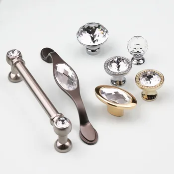 KK&FING 1PC European Crystal Glass Knobs and Handles Zinc Alloy Kitchen Cupboard Drawer Pull Furniture Handles Knob Hardware 
KK&FING 1PC European Crystal Glass Knobs and Handles Zinc Alloy Kitchen Cupboard Drawer Pull Furniture Handles Knob Hardware