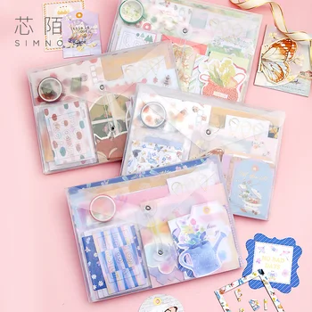 JIANWU 118 Pcs Sticker Memo Tape Card Material Package Style Journal Basic Set Material Creative Spree Stationery Back To School
JIANWU 118 Pcs Sticker Memo Tape Card Material Package Style Journal Basic Set Material Creative Spree Stationery Back To School