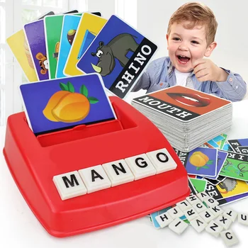 Educational Toys Word cards Matching Letter Game Letter Spelling Reading Game English Alphabet Letters Card Match Game Children
Educational Toys Word cards Matching Letter Game Letter Spelling Reading Game English Alphabet Letters Card Match Game Children