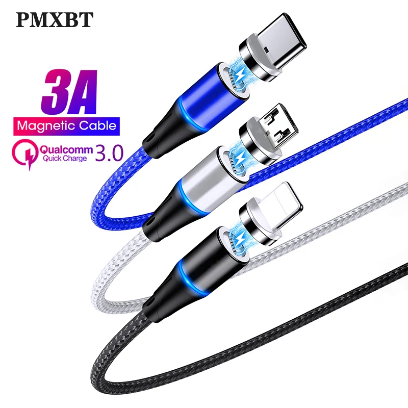 3A 1m Magnetic Cable LED Micro usb Type C Magnet usb Charging Cable For iPhone X 7 Huawei Samsung Mobile Phone Charger Data Cord
3A 1m Magnetic Cable LED Micro usb Type C Magnet usb Charging Cable For iPhone X 7 Huawei Samsung Mobile Phone Charger Data Cord