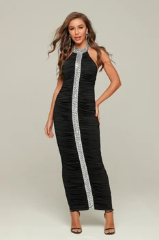 Black Halter Women Sexy dresses Bodycon Celebrity Night Club Elegant Evening Party Show Dress
Black Halter Women Sexy dresses Bodycon Celebrity Night Club Elegant Evening Party Show Dress