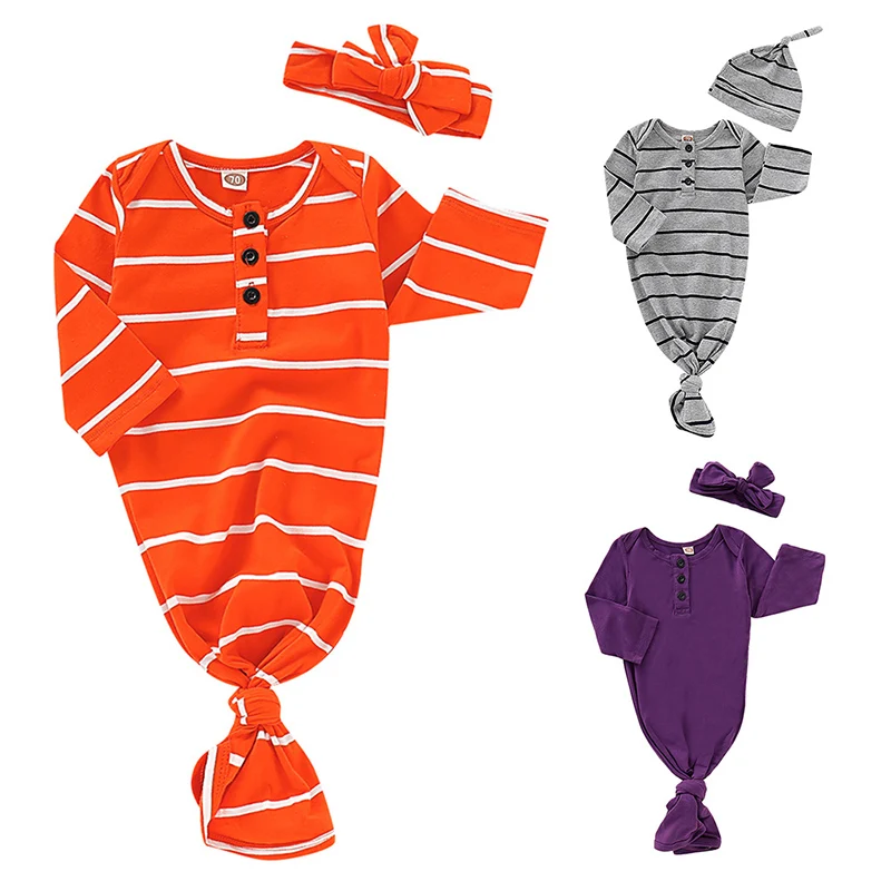 Solid Color Newborn Baby Sleeping Bag Striped Swaddle Blanket 2Pcs 0-6Months Infant Wrap+Soft Cap 3 Style Gray Purple Orange D35
Solid Color Newborn Baby Sleeping Bag Striped Swaddle Blanket 2Pcs 0-6Months Infant Wrap+Soft Cap 3 Style Gray Purple Orange D35