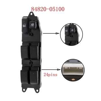 Car Driver Side New Electric Power Window Lifter Master Control Switch 84820-05100 8482005100 Fit For Toyota Avensis 84820 05100
Car Driver Side New Electric Power Window Lifter Master Control Switch 84820-05100 8482005100 Fit For Toyota Avensis 84820 05100