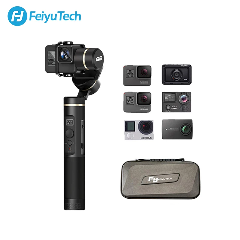 FeiyuTech G6 Splash Proof 3-Axis Handheld Gimbal Action Camera Stabilizer Bluetooth & Wifi for Gopro Hero 7 6 5 Sony RX0 Feiyu
FeiyuTech G6 Splash Proof 3-Axis Handheld Gimbal Action Camera Stabilizer Bluetooth & Wifi for Gopro Hero 7 6 5 Sony RX0 Feiyu