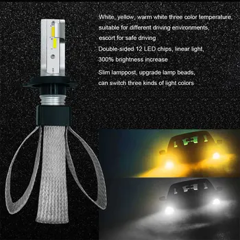 LED Headlight LED Fog Light High Power Front Lamp Lighting Assembly Automobile H4/HB2/9003 3000K/6000K Super Bright
LED Headlight LED Fog Light High Power Front Lamp Lighting Assembly Automobile H4/HB2/9003 3000K/6000K Super Bright