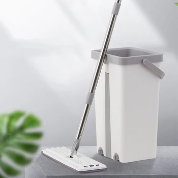 Hot Flat Mop Bucket Set 360 Degree Rotation Cleaning Lazy Tool Avoid Hand Washing for Home XJS789
Hot Flat Mop Bucket Set 360 Degree Rotation Cleaning Lazy Tool Avoid Hand Washing for Home XJS789