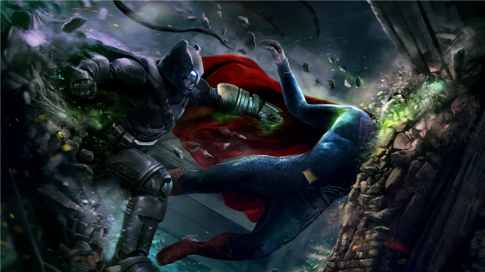 99 (14)Attaboy Art print art Print Poster DC COMICS Justice League Batman dark night Superman the man of steel Batman v Superman canvas poster Home decor prints on canvas