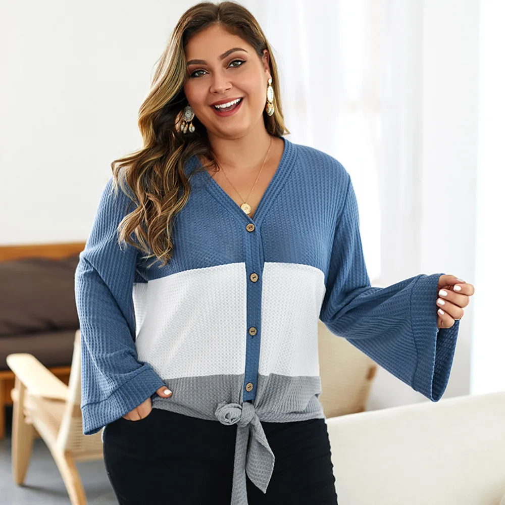 Striped Contrast Color Sweater Women Button V Neck Cardigan Flare Sleeve Knit Winter Clothes Oversized Loose Casual Cardigan
Striped Contrast Color Sweater Women Button V Neck Cardigan Flare Sleeve Knit Winter Clothes Oversized Loose Casual Cardigan